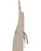 K885 - Katoenen schort met zak Beige