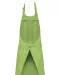K885 - Katoenen schort met zak Lime