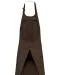 K885 - Katoenen schort met zak Chocolate