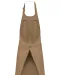 K885 - Katoenen schort met zak Camel