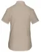 K548 - Overhemd in onderhoudsvriendelijk polykatoen-popeline korte mouwen dames Beige
