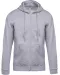 K479 - Sweatvest met capuchon Oxford Grey