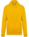 K479 - Sweatvest met capuchon Yellow