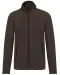 K907 - Microfleece met rits dames Chocolate