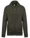 K479 - Sweatvest met capuchon Dark Khaki