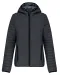 K6111 - Ladies' lightweight hooded padded jacket Marl Dark Grey
