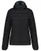 K6111 - Ladies' lightweight hooded padded jacket Black