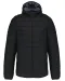 K6110 - Men's lightweight hooded padded jacket Black
