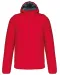 K6110 - Men's lightweight hooded padded jacket Red