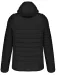 K6110 - Men's lightweight hooded padded jacket Black