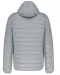 K6110 - Men's lightweight hooded padded jacket Marl Silver
