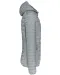K6110 - Men's lightweight hooded padded jacket Marl Silver