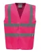 YHVW100 - Veiligheidshesje met 2 Banden & Bretels Pink