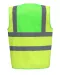 YHVW100 - Veiligheidshesje met 2 Banden & Bretels Lime / Hi Vis Yellow