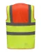 YHVW100 - Veiligheidshesje met 2 Banden & Bretels Hi Vis Orange / Hi Vis Yellow
