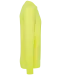 WK303 - Ecologisch uniseks T-shirt met lange mouwen Fluorescent Yellow