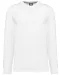 WK303 - Ecologisch uniseks T-shirt met lange mouwen White