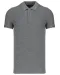 K209 - BIO piqué herenpolo korte mouwen Grey Heather