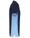 K232 - Tweekleurige piquépolo korte mouwen heren Navy / Sky Blue