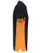 K232 - Tweekleurige piquépolo korte mouwen heren Black / Orange
