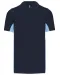 K232 - Tweekleurige piquépolo korte mouwen heren Navy / Sky Blue
