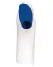 K226 - Baseballpolo White / Royal Blue