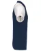 K226 - Baseballpolo Navy / White