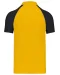 K226 - Baseballpolo Yellow / Black