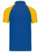K226 - Baseballpolo Royal Blue / Yellow