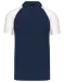 K226 - Baseballpolo Navy / White