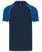 K226 - Baseballpolo Navy / Royal Blue