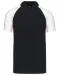 K226 - Baseballpolo Black / White