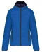 K6111 - Ladies' lightweight hooded padded jacket Light Royal Blue