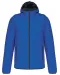 K6110 - Men's lightweight hooded padded jacket Light Royal Blue