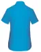 K548 - Overhemd in onderhoudsvriendelijk polykatoen-popeline korte mouwen dames Bright Turquoise