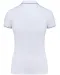 K251 - Damespolo korte mouwen White / Sky Blue / Light Grey