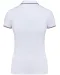 K251 - Damespolo korte mouwen White / Navy / Red