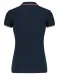K251 - Damespolo korte mouwen Navy / Red / White