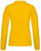 K257 - Piqué-damespolo lange mouwen Yellow