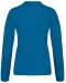 K257 - Piqué-damespolo lange mouwen Tropical Blue