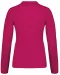 K257 - Piqué-damespolo lange mouwen Fuchsia