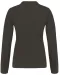 K257 - Piqué-damespolo lange mouwen Dark Grey