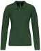 K257 - Piqué-damespolo lange mouwen Forest Green