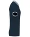 K258 - Piqué-herenpolo tweekleurig Navy / Oxford Grey
