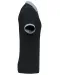 K258 - Piqué-herenpolo tweekleurig Black / Oxford Grey