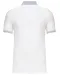 K258 - Piqué-herenpolo tweekleurig White / Oxford Grey