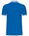 K258 - Piqué-herenpolo tweekleurig Light Royal Blue / Oxford Grey