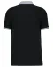 K258 - Piqué-herenpolo tweekleurig Black / Oxford Grey
