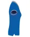 K259 - Piqué-damespolo tweekleurig Light Royal Blue / Oxford Grey