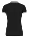 K259 - Piqué-damespolo tweekleurig Black / Oxford Grey